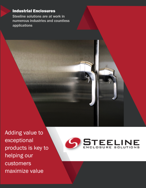 Steeline Enclosures brochure cover
