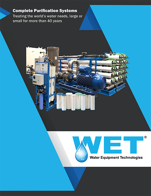 WET - Water Equipment Technologies brochure cover